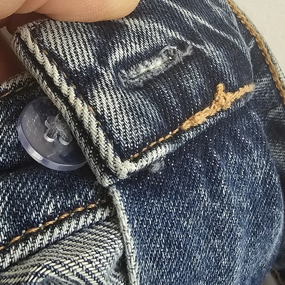 American Eagle Highest Rise Ripped Baggy Shorts